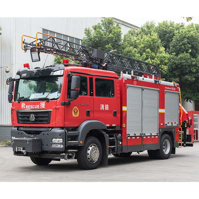 Carro de bombeiros 60L/s do salvamento da escada aérea de SITRAK para a viatura de incêndio