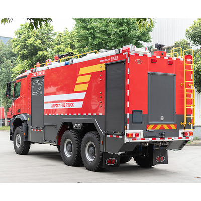 6x6 Aeroporto Resgate ARFF Combate a incêndios Caminhão de bombeiros Motor de incêndio Aeroporto Preço da licitação China Fábrica