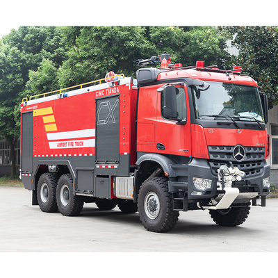 6x6 Aeroporto Resgate ARFF Combate a incêndios Caminhão de bombeiros Motor de incêndio Aeroporto Preço da licitação China Fábrica