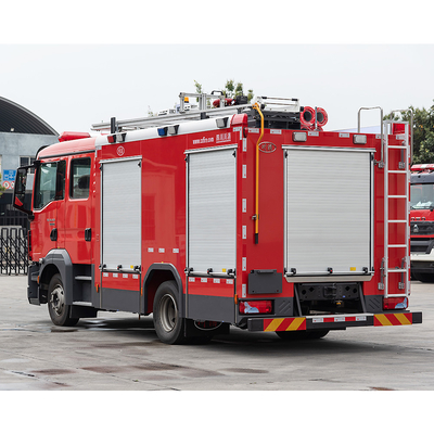 MAN 3T Pequena espuma de águaTango Caminhão de combate a incêndio Veículo especializado China Manufacturer