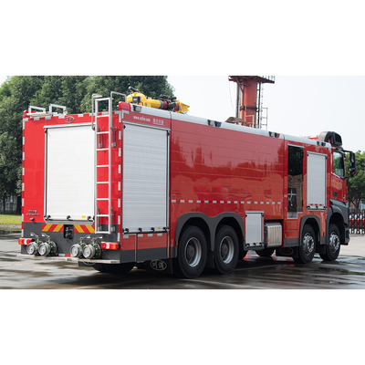 Caminhão industrial resistente 8x4 da luta contra o incêndio