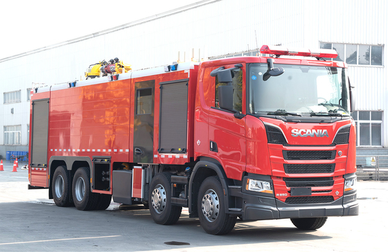 Scania 18T Caminhão de Combate a Incêndios de Espuma de Água Veículo Especializado China Fábrica