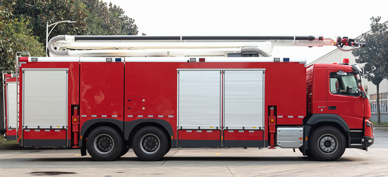 Volvo 25m Torre de água espuma pó camião de combate a incêndios boa qualidade especializada China fabricante