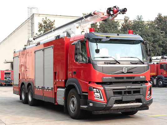 Volvo 25m Torre de água espuma pó camião de combate a incêndios boa qualidade especializada China fabricante