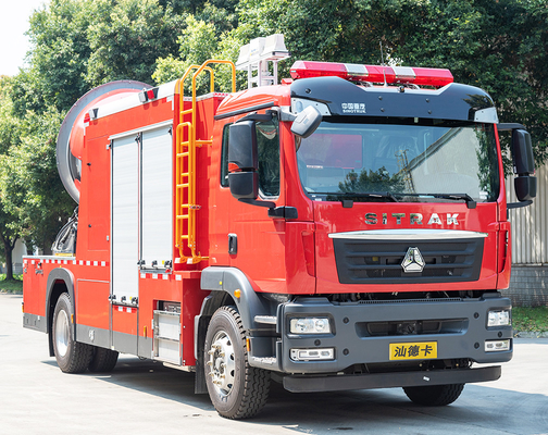 Sinotruk Sitrak Excesso de fumaça Resgate Caminhão de combate a incêndio Veículo especializado China Fábrica
