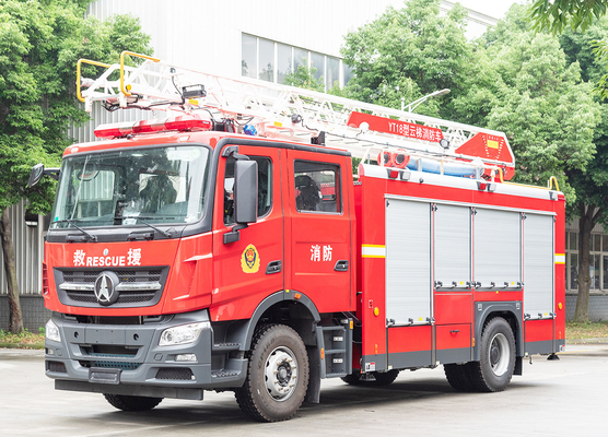 Beiben 18m escada aérea resgate caminhão de combate a incêndio veículo especializado China fábrica
