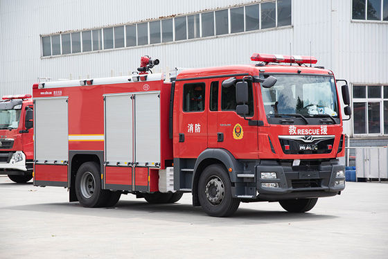 MAN 5T CAFS Caminhão de combate a incêndio Motor de incêndio Veículo especializado Preço China fábrica