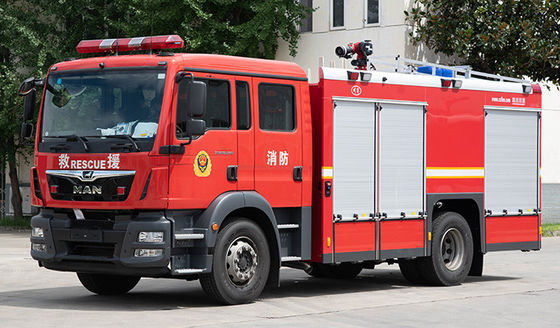 MAN 5T CAFS Caminhão de combate a incêndio Motor de incêndio Veículo especializado Preço China fábrica