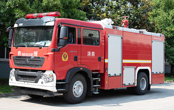 Sinotruk HOWO 8T caminhão de combate a incêndios de água e espuma de boa qualidade veículo especializado China fábrica