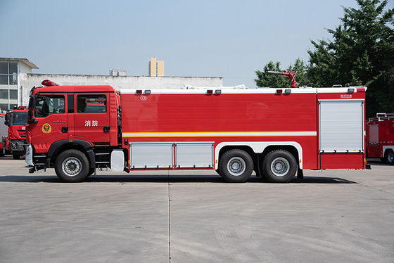 Caminhão industrial da luta contra o incêndio de Sinotruk HOWO 18T com bomba de água