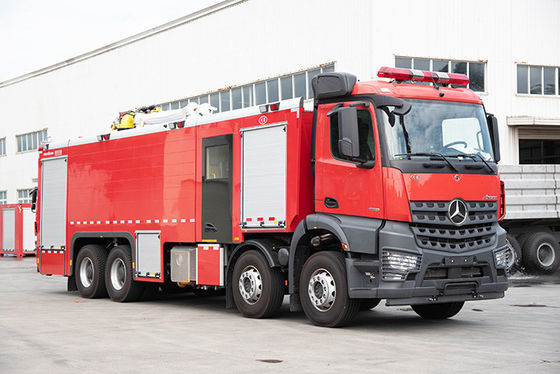 18000L Mercedes Benz Heavy Duty Fire Truck com poder de cavalo 580