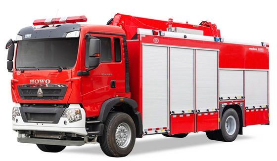 Carro de bombeiros especial de Sinotruk Howo com luz e o gerador telescópicos