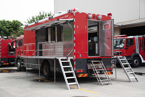 Veículo resistente do fogo de SINOTRUK SITRAK 228 quilowatts com utensílios de cozimento